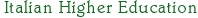 Italian higher education 